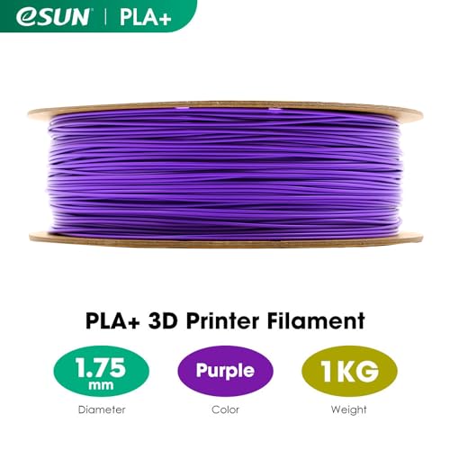 eSUN PLA+ Filament 1.75mm 3D Printer Filament, 1KG Spool, Fire Engine Red Q357