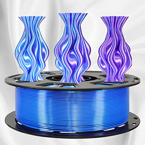 MIKA3D Bicolor Silk PLA 3D Printer Filament Bundle, 1.75mm, 6 Spools V5573
