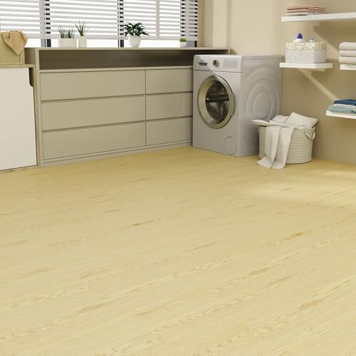 ATOPOSE Peel and Stick Vinyl Flooring 36pcs 6"×36" Wood Effect Waterproof D74600