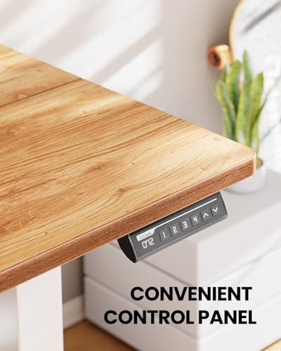 ErGear Height Adjustable Electric Standing Desk 48 x 24 Inches, Walnut S608