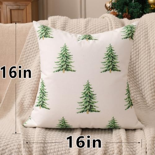 Christmas Pillow Covers 18x18 Set of 4, Double-Sided Print G493315