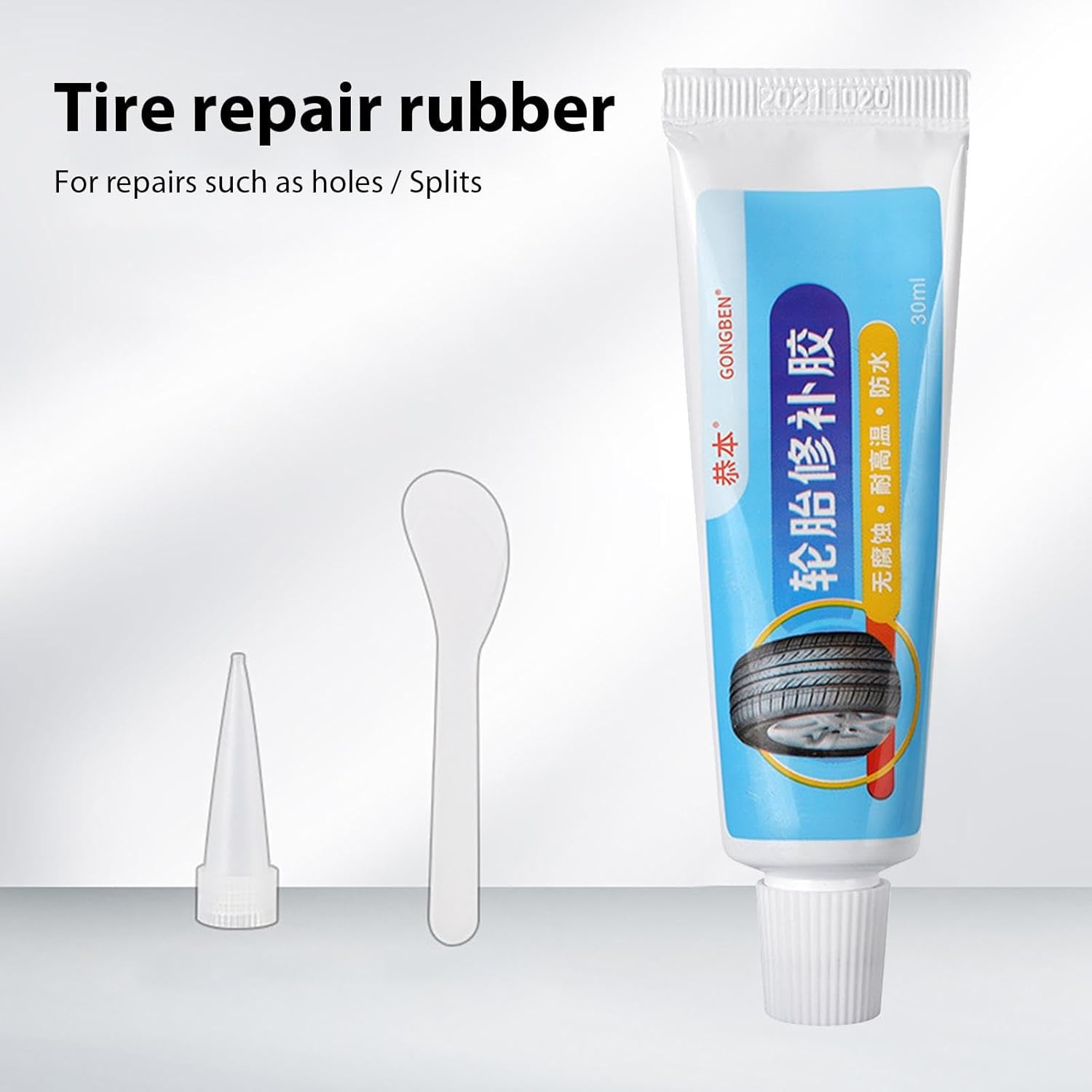 Waterproof Tire Repair Glue Rubber Adhesive 30ML X586405