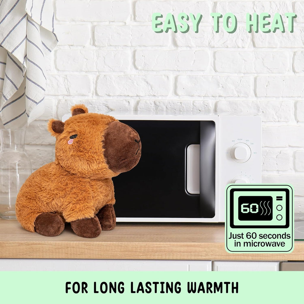 Capybara Microwavable Heating Pad Plush Toy for Women and Kids J3687