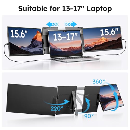 Laptop Screen Extender 14" FHD 1200P IPS Portable Monitor X6094