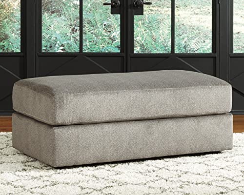 Signature Design by Ashley Soletren Chenille Ottoman, Gray F14765