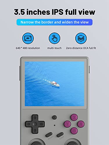 RG353V Retro Handheld Game Console 3.5" IPS Screen 64G 4450 Games K493542