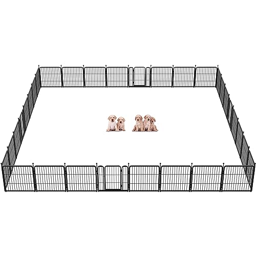 FXW Rollick Dog Playpen 32 Inch 16 Panels for Small and Medium Dogs E405995