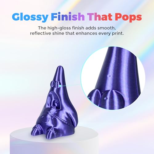 FLASHFORGE Silk PLA Filament 1.75mm, 1kg Spool V8381