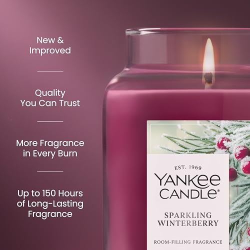 Yankee Candle Sparkling Cinnamon 22oz Large Jar Scented Candle C9079