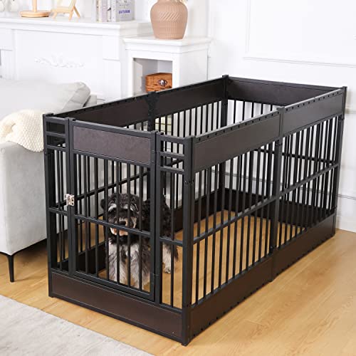 Dog Playpen 31.5" Indoor Heavy Duty Furniture Style Puppy Pen K408