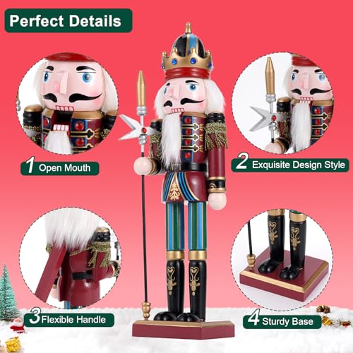 12 inch Wooden Nutcracker Ornament Swordsmen U177
