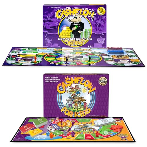 Rich Dad CASHFLOW Board Game, Educational Finance Literacy Game for Ages 14 & Up U172