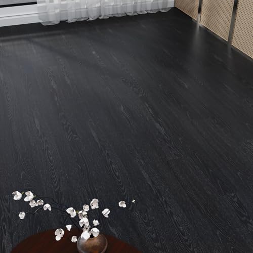 ATOPOSE Peel and Stick Vinyl Flooring 36pcs 6"×36" Wood Effect Waterproof D74600