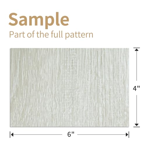 ATOPOSE Peel and Stick Vinyl Flooring 36pcs 6"×36" Wood Effect Waterproof D74600