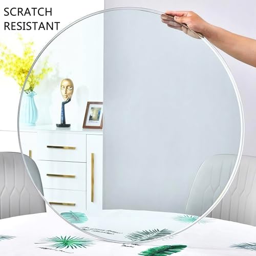 60" Round Tempered Glass Table Top for Dining or Patio Z694227