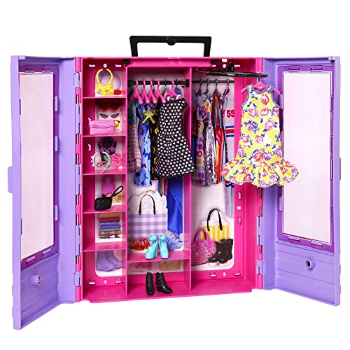Barbie Doll & Playset, Fashionistas Ultimate Closet with Clothes & Accessories B7825
