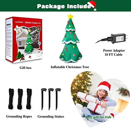 10 FT Inflatable Santa Claus with LED Lights for Outdoor Christmas Decor L40414