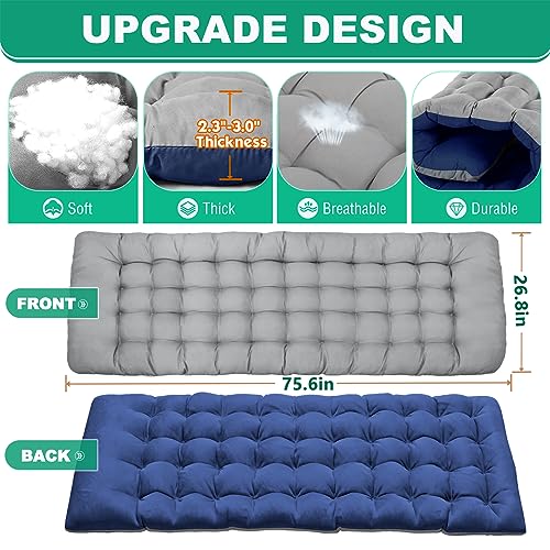 Portable Folding Camping Cot, Adjustable Reclining Chaise with Pillow U54731