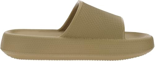 BRONAX Pillow Slippers for Women and Men, Cushioned Thick Sole B486351