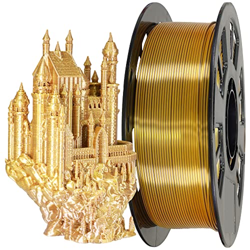 MIKA3D Bicolor Silk PLA 3D Printer Filament Bundle, 1.75mm, 6 Spools V5573