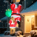 Joiedomi 8 FT Hanging Christmas Inflatables Decoration with LED Z259951
