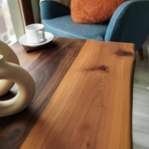 Walnut Live Edge Wood Table 30" x 60" Y401