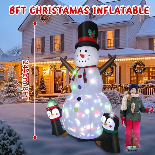 14FT Christmas Inflatable Santa Claus Outdoor Yard Decorations with LED Lights S7265