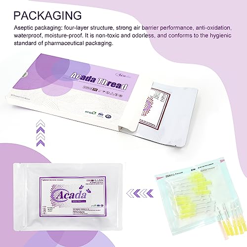Acada Mono PDO Threads for Face Lift Smooth 29G 50mm 20Pcs Z292