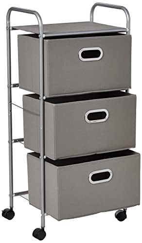 Honey-Can-Do Rolling Storage Cart with 12 Plastic Drawers J533829