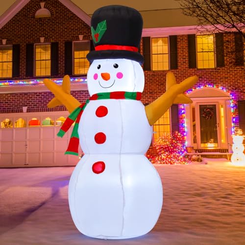 GOOSH 5 FT Christmas Snowman Inflatable Outdoor Yard Decoration R840