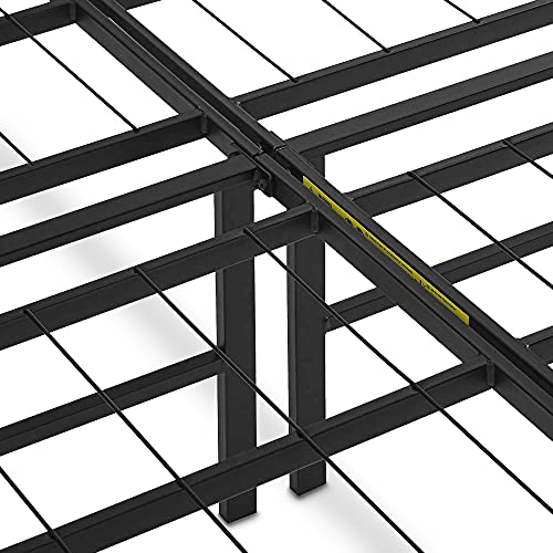 Amazon Basics Foldable Metal Bed Frame with Storage, Full Size, Black A770