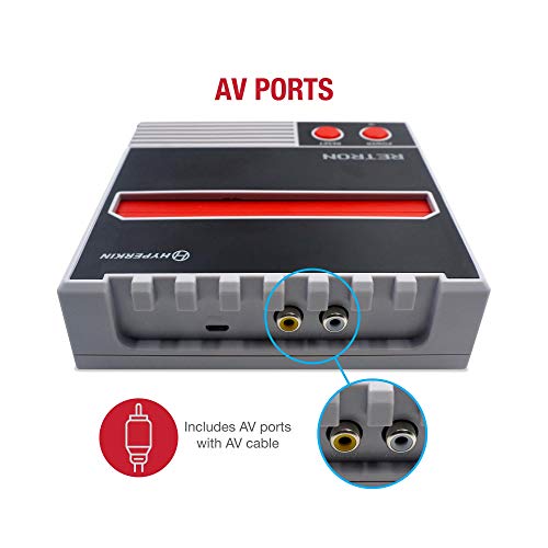 Hyperkin RetroN 1 AV Gaming Console for NES (Gray) L985407