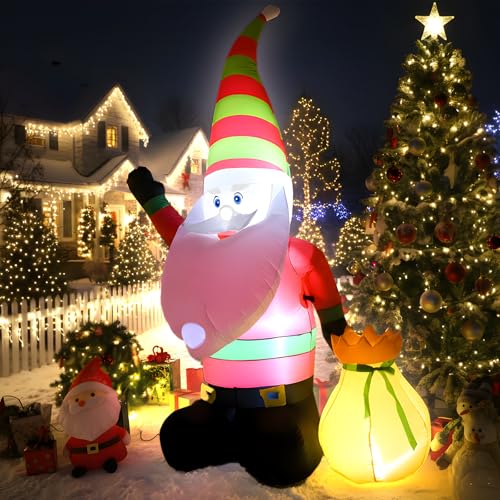 4 FT Christmas Snowman Inflatable with LED Lights Indoor Outdoor Decor E952