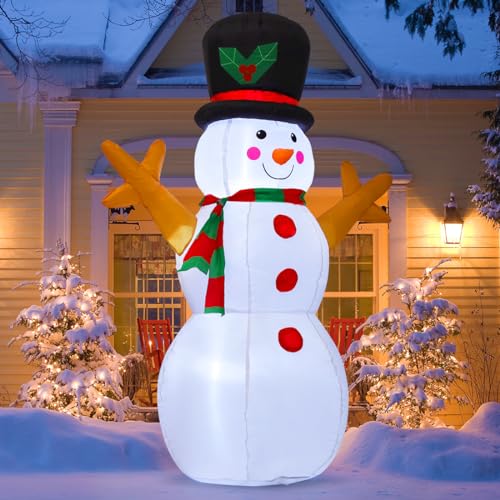 GOOSH 5 FT Christmas Snowman Inflatable Outdoor Yard Decoration R840