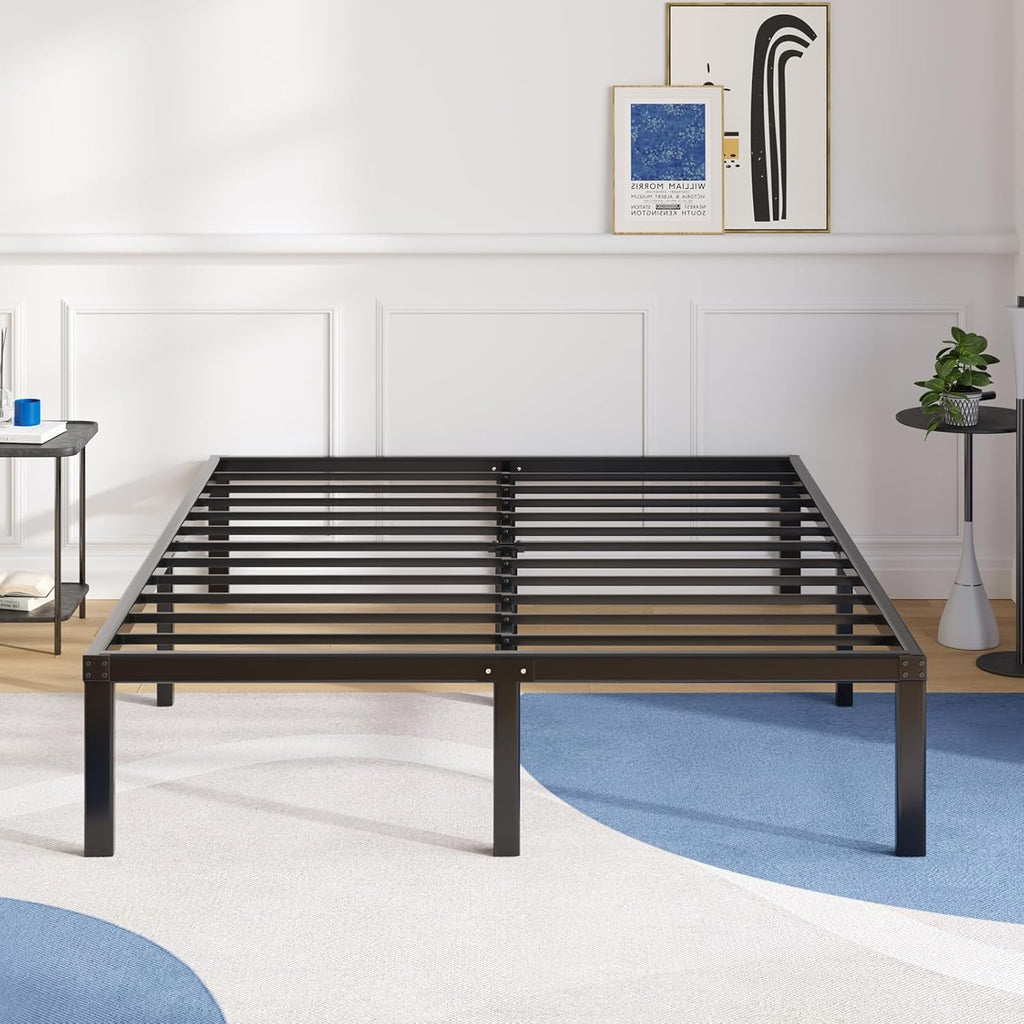 Avenco Queen Bed Frame 14 Inch Platform Bed with Under Bed Storage Y16972