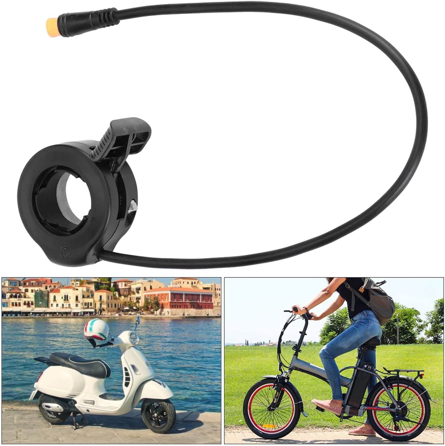 E-Bike Finger Throttle 130X Thumb Throttle Speed Control for Electric Scooters K34330