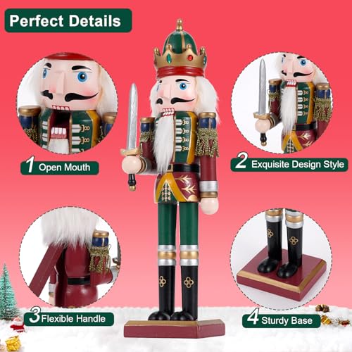 12 inch Wooden Nutcracker Ornament Swordsmen U177