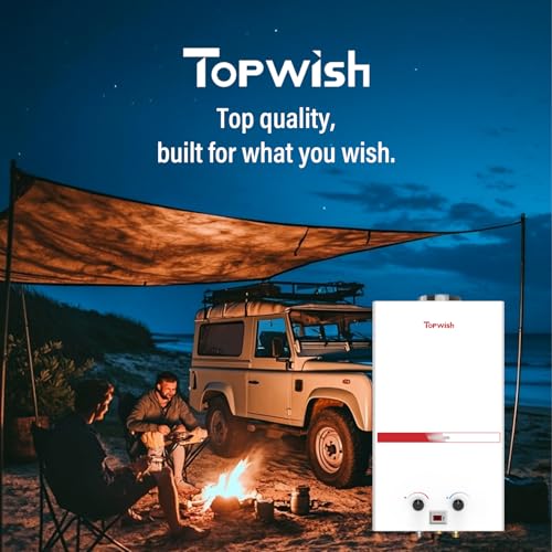 Propane Tankless Water Heater 10L Portable for Camping, RV Shower G99362