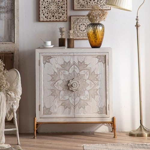 Entryway Cabinet Light Luxury Carved Storage Cabinet G9832