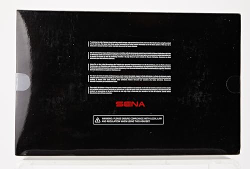 Sena 20S EVO Motorcycle Bluetooth Headset Communication System with HD Speakers, Black S551942