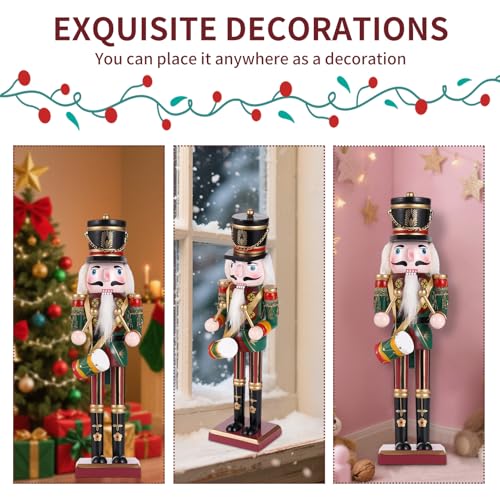 11.8 Inch Wooden Nutcracker Christmas Decor T403