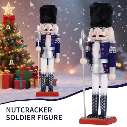11.8 Inch Wooden Nutcracker Christmas Decor T403