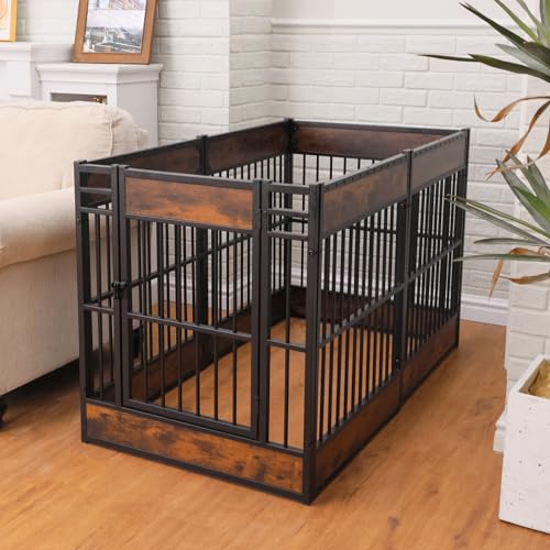 Dog Playpen 31.5" Indoor Heavy Duty Furniture Style Puppy Pen K408