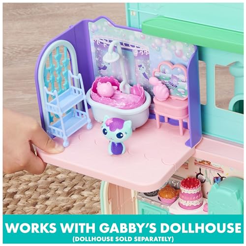 Gabby’s Dollhouse Purrfect Dollhouse with 15 Pieces, Kids Toys for Ages 3 and up Y434538