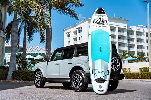 Roc Inflatable Stand Up Paddle Board with Premium Accessories, Wide Non-Slip Deck A34223