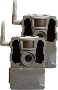 TACTACAM Reveal X PRO Cellular Trail Camera, Verizon and AT&T, NO Glow, Integrated GPS Tracking, Built in LCD Screen, HD Photo and HD Video (2 PK)