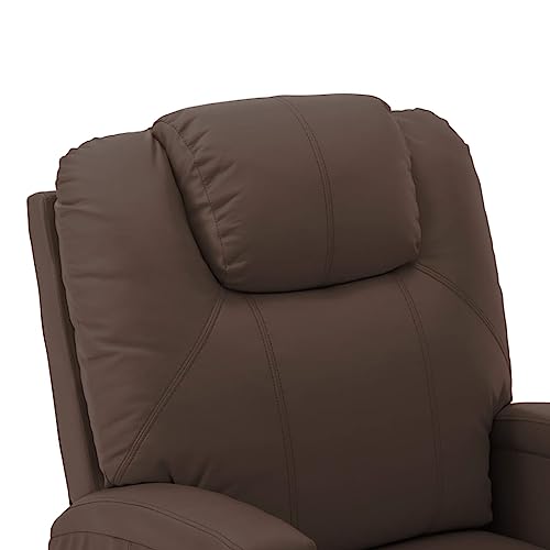vidaXL Electric Power Lift Massage Chair with Vibration, Black Faux Leather N279187