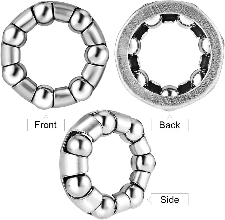 Bicycle Wheel Bearing Retainer 3/16" x 7 Balls, 4 Pcs I36142