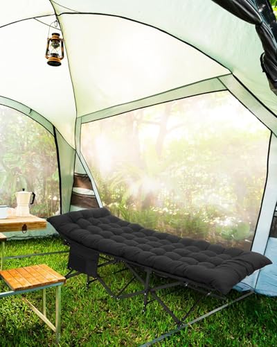 Sportneer Camping Cot for Adults with Mattress, Heavy Duty Folding Portable Bed R956