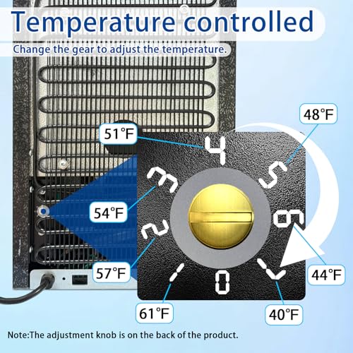 Compact Freestanding Beverage Refrigerator and Skincare Fridge, 0.9 Cu Ft Mini Fridge N768451